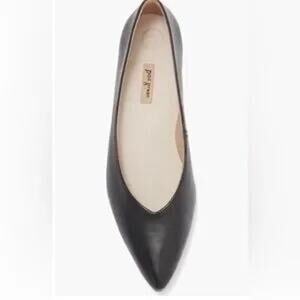 Paul Green Black Leather Ballet Flats Women’s UK 6.5 / US 9 Slip-On Pointed toe